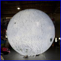 Inflatable Moon Planet Model With LED Lights Hanging Inflatable LED Moon wedding