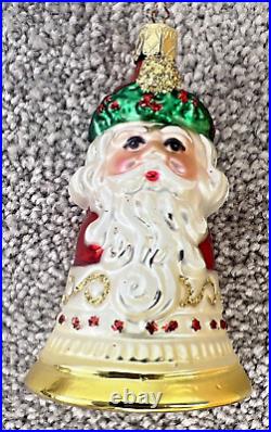 Inge Glas 2001-2006 Annual Glass Bell Ornaments Set 6 Glas of Germany 3-3/4-5 Inge Glas 2001-2006 Annual Glass Bell Ornaments Set 6 Glas of Germany 3-3/4-5