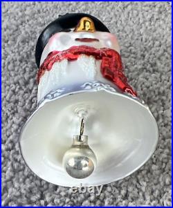 Inge Glas 2001-2006 Annual Glass Bell Ornaments Set 6 Glas of Germany 3-3/4-5 Inge Glas 2001-2006 Annual Glass Bell Ornaments Set 6 Glas of Germany 3-3/4-5