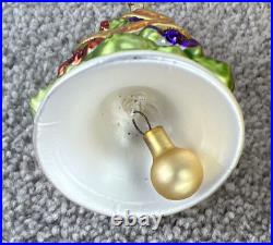 Inge Glas 2001-2006 Annual Glass Bell Ornaments Set 6 Glas of Germany 3-3/4-5 Inge Glas 2001-2006 Annual Glass Bell Ornaments Set 6 Glas of Germany 3-3/4-5