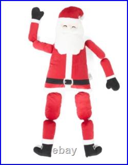 Isaac Mizrahi SANTA CLAUS Body Pillow 5Ft Christmas Decor Oversized 5 feet New