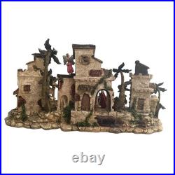 JCPenney Home Collection Town of Bethlehem Illuminated Nativity Scene Flawed
