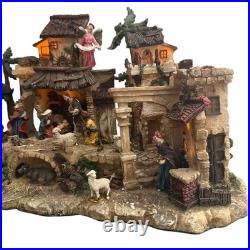 JCPenney Home Collection Town of Bethlehem Illuminated Nativity Scene Flawed JCPenney Home Collection Town of Bethlehem Illuminated Nativity Scene Flawed