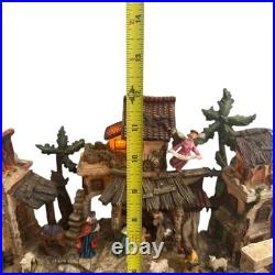 JCPenney Home Collection Town of Bethlehem Illuminated Nativity Scene Flawed