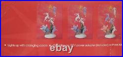 JC Penney SANTA'S SLEIGH & REINDEER Light-Up Color Change Christmas Decoration