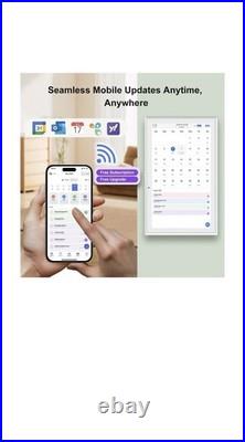 JSUSOU 15.6 Inch Smart Digital Calendar with FREE APP for Fridge & Wall Touch