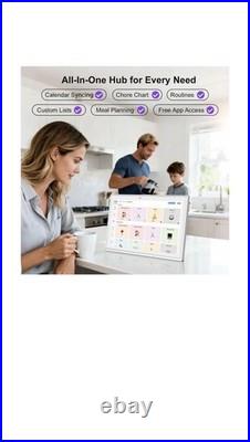 JSUSOU 15.6 Inch Smart Digital Calendar with FREE APP for Fridge & Wall Touch