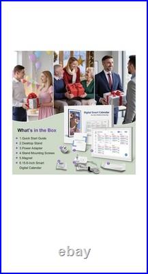 JSUSOU 15.6 Inch Smart Digital Calendar with FREE APP for Fridge & Wall Touch