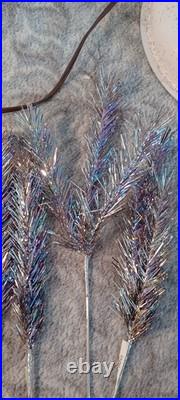 Japanese Tinsel Chrismtas Tree Branch Picks, 19 of 24 picks, original box