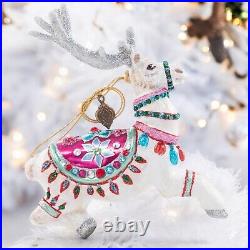 Jay Strongwater Cupid Glass Ornament SDH20028-250 Christmas reindeer Jay Strongwater Cupid Glass Ornament SDH20028-250 Christmas reindeer