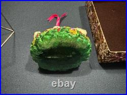 Jay Strongwater Glass Holiday Ornament Six Geese of Laying NIB