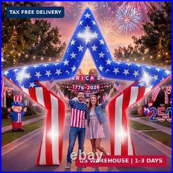 Jenaai 11ft 4th of July Inflatable Arch 250th Anniversary Outdoor Decoration Pat