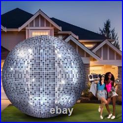 Jetec 7 ft Lighted Inflatable Disco Ball Mirror Ball Oversized Inflatable Dec Jetec 7 ft Lighted Inflatable Disco Ball Mirror Ball Oversized Inflatable Dec