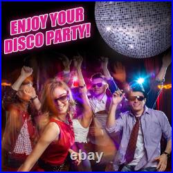 Jetec 7 ft Lighted Inflatable Disco Ball Mirror Ball Oversized Inflatable Dec Jetec 7 ft Lighted Inflatable Disco Ball Mirror Ball Oversized Inflatable Dec