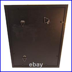 Jeweled Rhinestone Jewelry Angel Vintage Brooch Framed Art Picture Shadow Box