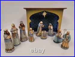 Jim Shore 2007 Natvity 10 Piece Full Set Mint with Original Boxes Heartwood Creek