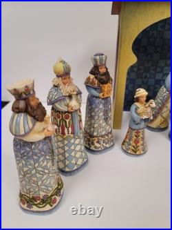 Jim Shore 2007 Natvity 10 Piece Full Set Mint with Original Boxes Heartwood Creek