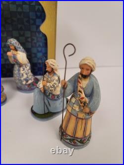 Jim Shore 2007 Natvity 10 Piece Full Set Mint with Original Boxes Heartwood Creek