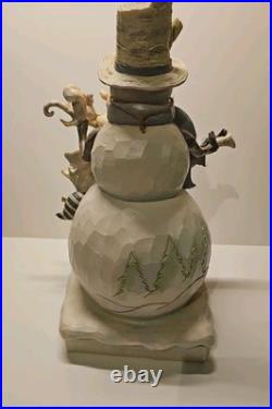 Jim Shore Winter Woodland 19 Snowman Mint condition with Box #4058733