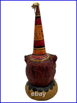 Johanna Parker Primitives By Kathy Halloween Owl Figurine 2007 Horn Hat Hooty