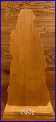 Joretta Headlee Set of 5 Hand-Painted Wooden Santa Figurines from Saint-to-Claus