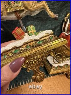 Joseph's Studio by Roman 2008 Santa & Reindeer Stocking Holders #37011
