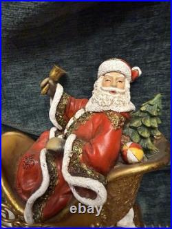 Joseph's Studio by Roman 2008 Santa & Reindeer Stocking Holders #37011