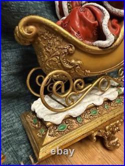 Joseph's Studio by Roman 2008 Santa & Reindeer Stocking Holders #37011