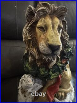 Joseph's Studio by Roman, Lion and Lamb Figure Peace on Earth New Open Box