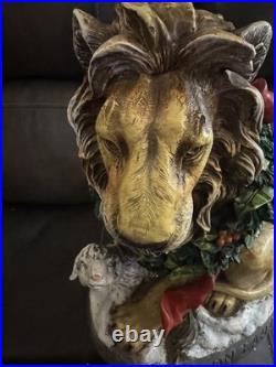Joseph's Studio by Roman, Lion and Lamb Figure Peace on Earth New Open Box