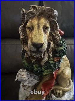 Joseph's Studio by Roman, Lion and Lamb Figure Peace on Earth New Open Box