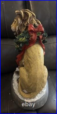 Joseph's Studio by Roman, Lion and Lamb Figure Peace on Earth New Open Box