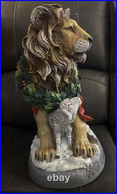 Joseph's Studio by Roman, Lion and Lamb Figure Peace on Earth New Open Box