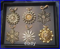 Joy by Joanna Buchanan Christmas Snowflake Ornaments Pendants Set of 6 Jewelry Joy by Joanna Buchanan Christmas Snowflake Ornaments Pendants Set of 6 Jewelry