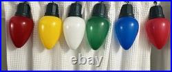 Jumbo LED Christmas Bulbs 6 Piece Set Red, White, Yellow, Green & Blue