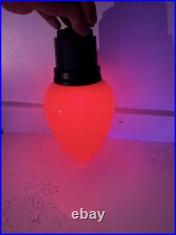 Jumbo LED Christmas Bulbs 6 Piece Set Red, White, Yellow, Green & Blue