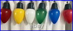 Jumbo LED Christmas Bulbs 6 Piece Set Red, White, Yellow, Green & Blue