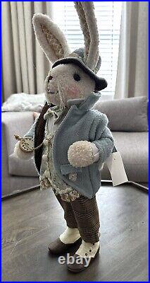 Karen Didion Gentleman Bunny Easter Figurine 21 Inch