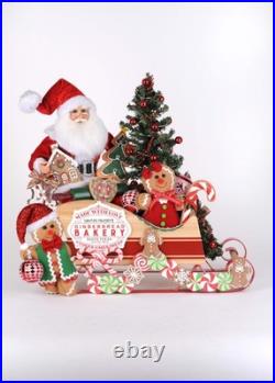 Karen Didion Originals SC-69 Lighted Gingerbread Bakery Sleigh