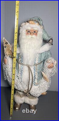 Karen Didion Originals Santa Beach Shell Figurine Christmas Tree Shell Decor New