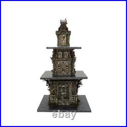 Katherine's Collection 2022 Gone Batty Tiered Manor Server, 15.25x15.25x28 Katherine's Collection 2022 Gone Batty Tiered Manor Server, 15.25x15.25x28