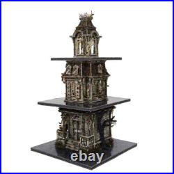 Katherine's Collection 2022 Gone Batty Tiered Manor Server, 15.25x15.25x28 Katherine's Collection 2022 Gone Batty Tiered Manor Server, 15.25x15.25x28