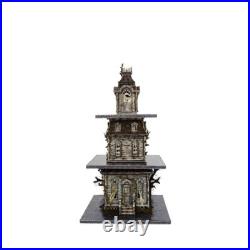 Katherine's Collection 2022 Gone Batty Tiered Manor Server, 15.25x15.25x28 Katherine's Collection 2022 Gone Batty Tiered Manor Server, 15.25x15.25x28