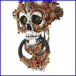 Katherine's Collection 2022 Shakesfeare Skull Door Knocker, 9.25x3.75x13.25 Katherine's Collection 2022 Shakesfeare Skull Door Knocker, 9.25x3.75x13.25