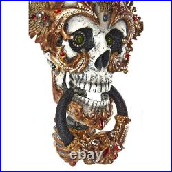Katherine's Collection 2022 Shakesfeare Skull Door Knocker, 9.25x3.75x13.25 Katherine's Collection 2022 Shakesfeare Skull Door Knocker, 9.25x3.75x13.25