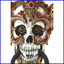 Katherine's Collection 2022 Shakesfeare Skull Door Knocker, 9.25x3.75x13.25 Katherine's Collection 2022 Shakesfeare Skull Door Knocker, 9.25x3.75x13.25