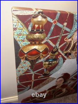 Katherine's Collection Christmas Wall Hanging Display Rare Screen print