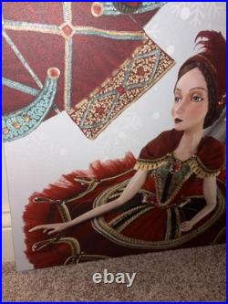 Katherine's Collection Christmas Wall Hanging Display Rare Screen print