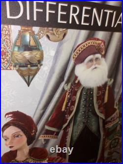 Katherine's Collection Christmas Wall Hanging Display Rare Screen print