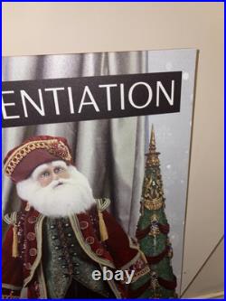 Katherine's Collection Christmas Wall Hanging Display Rare Screen print